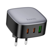 Сетевое зар./устр. Hoco CS33A 30W 3A+2.5A+2A+1.5A (PD+QC) 2xUSB/USB type-C универсальное серый (PD30W(TYPE-C TO TYPE-C) 17536)