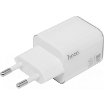 Сетевое зар./устр. Hoco N47 Glorious 30W 3A (PD) USB Type-C универсальное белый (PD30W 35370)