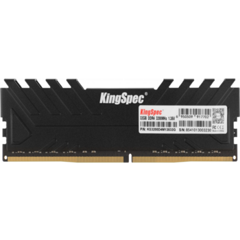 Память DDR4 32GB 3200MHz Kingspec KS3200D4M13532G RTL PC4-25600 CL19 DIMM 288-pin 1.2В single rank с радиатором Ret