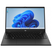 Ноутбук IRU Planio 14ING N-series N100 8Gb SSD512Gb Intel UHD Graphics 14" IPS FHD (1920x1080) Windows 11 Pro 64 black WiFi BT Cam 6000mAh (2059101)