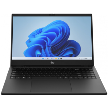 Ноутбук IRU Planio 15ING N-series N100 8Gb SSD256Gb Intel UHD Graphics 15.6" IPS FHD (1920x1080) Windows 11 Pro Multi Language 64 black WiFi BT Cam 6000mAh (2059104)