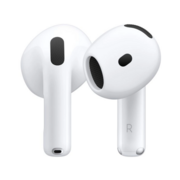 Гарнитура вкладыши Apple AirPods 4 ANC A3055,A3056,A3059 белый беспроводные bluetooth в ушной раковине (MXP93LL/A)