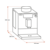 Кофемашина Melitta Caffeo F 530-101 Passione 1450Вт серебристый