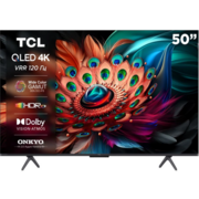 Телевизор QLED TCL 50" 50C655-CN черный 4K Ultra HD 60Hz DVB-T DVB-T2 DVB-C DVB-S DVB-S2 USB WiFi Smart TV