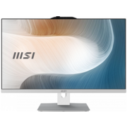 Моноблок MSI Modern AM272P 1M-678XRU 27" Full HD Core 7 150U (1.8) 16Gb SSD512Gb Graphics без ОС GbitEth WiFi BT 120W клавиатура мышь Cam белый 1920x1080