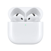 Гарнитура вкладыши Apple AirPods 4 A3050,A3053,A3058 белый беспроводные bluetooth в ушной раковине (MXP63HN/A)