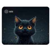 Коврик для мыши Cactus Black Cat 250x200x3мм (CS-MPC-D09S)