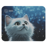 Коврик для мыши Cactus White Cat 220x180x2мм (CS-MPC-P06XS)