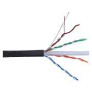 Кабель информационный Lanmaster TWT-6UTP-UNV кат.6 UTP 4 пары 23AWG LSZH универсальный 305м черный