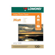 Фотобумага Lomond 0102162 A3/120г/м2/100л./белый матовое для струйной печати