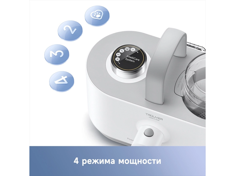 Машинка для стрижки Trouver G1 Pro белый 240Вт (насадок в компл:7шт)