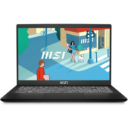 Ноутбук MSI Modern 15 B13M-1017US Core i5 1335U 16Gb SSD512Gb Intel Iris Xe graphics 15.6" IPS FHD (1920x1080) Windows 11 Pro Multi Language black WiFi BT Cam (9S7-15H112-1017)