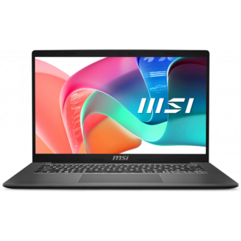 Ноутбук MSI Modern 14 F13MG-207RU Core i7 1355U 16Gb SSD512Gb Intel Iris Xe graphics 14" IPS FHD (1920x1080) Windows 11 Home grey WiFi BT Cam (9S7-14S121-207)