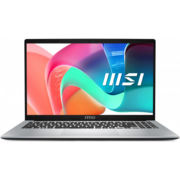 Ноутбук MSI Modern 15 F13MG-254RU Core i5 1335U 16Gb SSD512Gb Intel Iris Xe graphics 15.6" IPS FHD (1920x1080) Windows 11 Pro silver WiFi BT Cam (9S7-15S122-254)