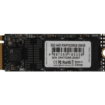 Накопитель SSD AMD PCIe 3.0 x4 256GB R3MP30256G8 Radeon M.2 2280