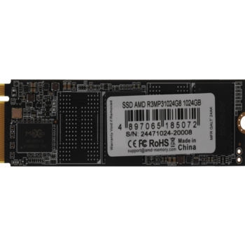 Накопитель SSD AMD PCIe 3.0 x4 1TB R3MP31024G8 Radeon M.2 2280