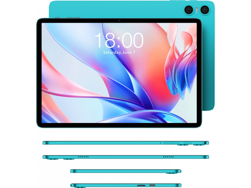 Планшет Teclast P30 T606 (1.8) 8C RAM4Gb ROM128Gb 10.1" IPS 1280x800 Android 14 голубой 5Mpix 2Mpix BT WiFi microSD 1Tb 6000mAh 10hr