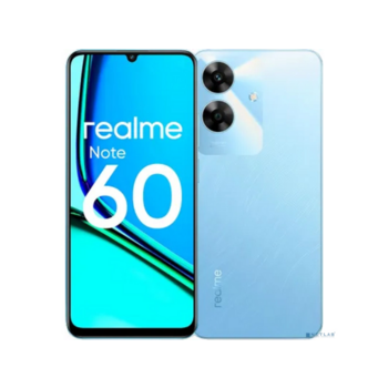 Смартфон Realme RMX3933 Note 60 128Gb 6Gb небесно-голубой моноблок 3G 4G 2Sim 6.74" 720x1600 Android 14 32Mpix 802.11 a/b/g/n/ac GPS GSM900/1800 GSM1900 A-GPS microSD max2048Gb