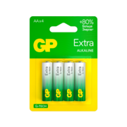 Батарея GP Extra Alkaline 15AXA21-2CRSBC4 AA (4шт) блистер