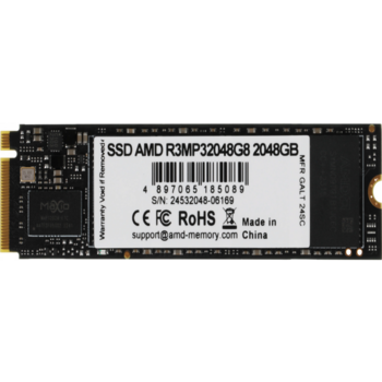 Накопитель SSD AMD PCIe 3.0 x4 2TB R3MP32048G8 Radeon M.2 2280