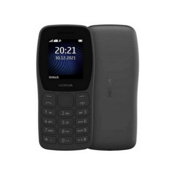 Мобильный телефон Nokia 105 Dual SIM TA-1416 темно-серый моноблок 2Sim 1.77" 120x160 Series 30+ GSM900/1800 Protect MP3 FM microSD