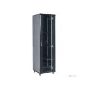 Шкаф коммутационный Rexant (04-3766-212) напольный 37U 600x600мм пер.дв.стекл металл 2 бок.пан. направл.под винты 800кг черный 75кг 230град. 1832мм IP20 сталь