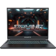 Ноутбук Gigabyte G6 Core i7 13620H 16Gb SSD512Gb NVIDIA GeForce RTX4060 8Gb 16" IPS FHD+ (1920x1200) FreeDOS black WiFi BT Cam (KF-H3KZ853KD)