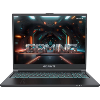 Ноутбук Gigabyte G6 Core i7 13620H 16Gb SSD512Gb NVIDIA GeForce RTX4060 8Gb 16" IPS FHD+ (1920x1200) FreeDOS black WiFi BT Cam (KF-H3KZ853KD)