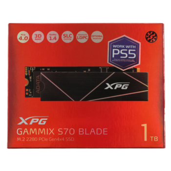 Накопитель SSD A-Data PCIe 4.0 x4 1TB AGAMMIXS70B-1T-CS XPG Gammix S70 Blade M.2 2280