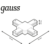 Соединитель Gauss TR111 черный