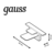 Заглушка Gauss TR143 черный