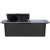 Розетка Cactus CS-SOCKET-USBA/C-WLESS для столешницы 26.5x11.8x6.5см серебристый