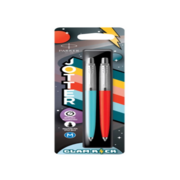 Набор ручек Parker Jotter Originals 70s Glam Rock (2162141) Azure Blue/Vermilion M син. черн. блистер ручка шариковая 2шт.