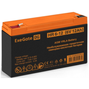 Exegate EX282955RUS Аккумуляторная батарея HR 6-12 (6V 12Ah, клеммы F1)