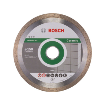 Диск алмазный по керам. Bosch 2608602203 d=150мм d(посад.)=22.23мм (угловые шлифмашины) (упак.:1шт)