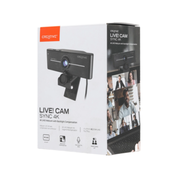 Камера Web Creative Live! Cam SYNC 4K черный 2Mpix (2160x1080) USB2.0 с микрофоном (73VF092000000)