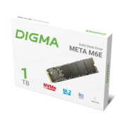 Накопитель SSD Digma PCIe 4.0 x4 1TB DGSM4001TM6ET Meta M6E M.2 2280