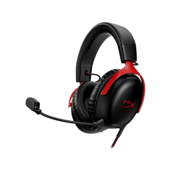 Наушники с микрофоном HyperX Cloud III черный/красный 1.2м мониторные оголовье (727A9AA)