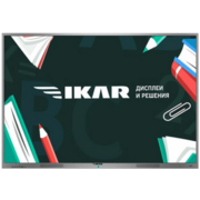 Панель Ikar 65" ИП 65-214-410 черный IPS LED 8ms 16:9 DVI HDMI M/M матовая 1200:1 400cd 178гр/178гр 3840x2160 VGA DP SPDIF UHD USB 51кг (RUS)