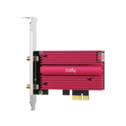 Беспроводной адаптер Wi-Fi 6, Cudy WE4000, AX5400, Bluetooth 5.3 PCI Express, магнитная выносная антенна (WE4000)