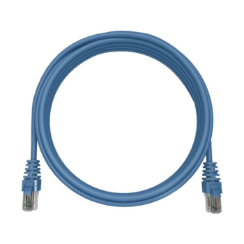 Патч-корд NTSS NTSS-PC-UTP-RJ45-5e-0.15-LSZH-BU NTSS-PC-UTP-RJ45-5E-0.15-LSZH UTP RJ-45 вил.-вилка RJ-45 кат.5E 0.15м синий LSZH (уп.:1шт) 26AWG