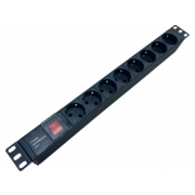 Блок распределения питания NTSS NTSS-PDU-DA1015 гор.размещ. 8xSchuko базовые 10A C14