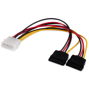 Кабель Buro Molex 8980 SATA (BU-MOLEX-2XSATA)