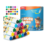 Гелевые мелки Deli EC224-24 Color Kids кругл. 24цв. дл.80мм д.15мм