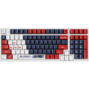 Клавиатура A4Tech Bloody S98 Sports Navy BLMS Plus механическая синий/белый USB for gamer LED (S98 SPORTS NAVY BLMS RED PLUS)