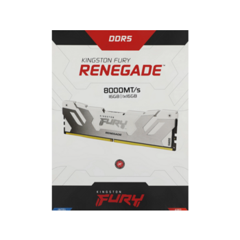 Память DDR5 16GB 8000MHz Kingston KF580C38RW-16 Fury Renegade RTL Gaming PC5-57600 CL38 DIMM 288-pin 1.45В single rank с радиатором Ret