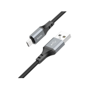 Кабель Hoco X86 Micro Spear X86 MICRO USB (m)-micro USB (m) 1м черный коробка