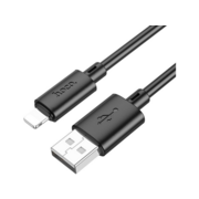 Кабель Hoco X88 Gratified USB (m)-Lightning (m) 1м черный коробка