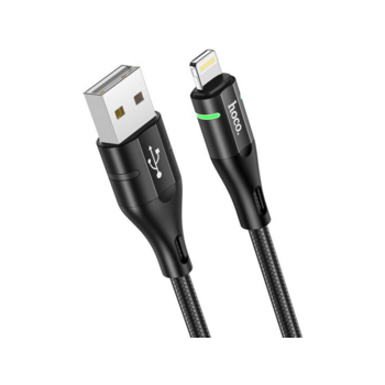 Кабель Hoco U93 Shadow iP U93 SHADOW IP USB (m)-Lightning (m) 1.2м черный коробка