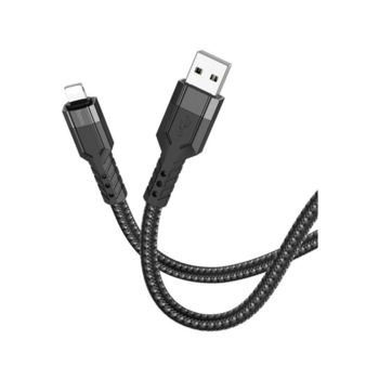 Кабель Hoco U110 iP USB (m)-Lightning (m) 1.2м черный коробка